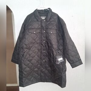 Eddie Bauer NWT Quilted Shirt Jacket 80/20 Down 650 Fill Power 2X